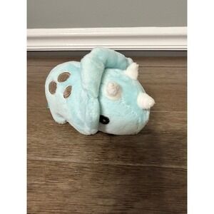 Bellzi Mini Seri the Triceratops Blue Dinosaur Plush